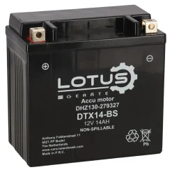 Accu motor 12V 14Ah DTX14-BS V2 Lotus