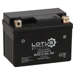 Accu scooter 12V 5AH MGS12-4HL-BS Lotus
