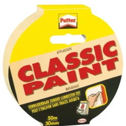 Afplaktape verf 50Mx30mm Pattex