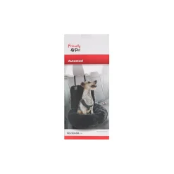 Autostoel hond Krems zwart 60x50x20cm
