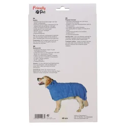 Badmantel hond blauw S 40cm
