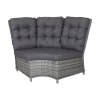 Bank hoek rond Sicura Willow Grey Bois le Duc