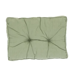 Basic green lounge rugkussen 73x40
