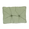 Basic green lounge rugkussen 60x40