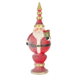 Beeld kerstman rood 61cm