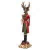 Beeld rendier trompet 37cm
