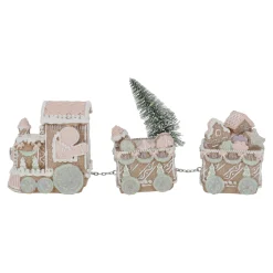Beeld trein gingerbread 11 cm