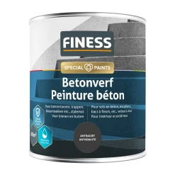 Betonverf acryl antraciet 1454 750 Finess