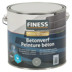 Betonverf acryl grijs 1457 2.5L Finess