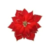 Bloem kerstroos rood 24 cm