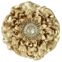 Bloem poly goud 10 cm