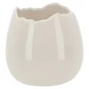 Bloempot ei wit 12x12cm