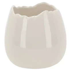Bloempot ei wit 12x12cm