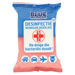 Blue Wonder desinfectie-reiniger doekjes 20st