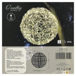 Bol Quebec 50 cm 720LED-ww