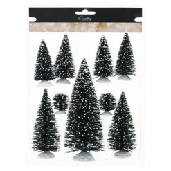Bomen set kerstdorp