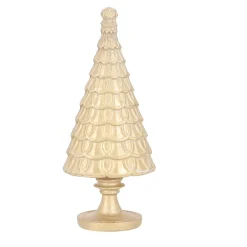 Boom goud ribbel 12 cm