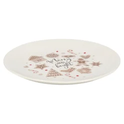 Bord Ginger Merry and bright 19cm