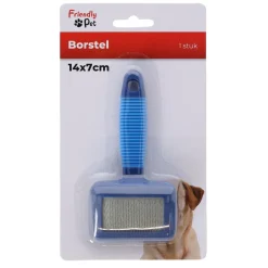 Borstel huisdier 14 x 7 cm