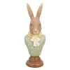 Buste konijn groen 18cm
