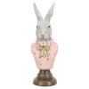 Buste konijn roze 39cm