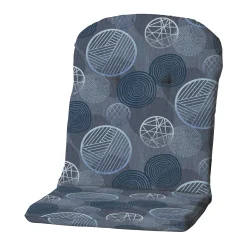 Circle Blue kuipkussen 45x96
