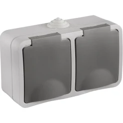 Contactdoos 2-voudig RA IP54 opbouw QL