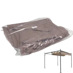 Dakdoek pergola Gatto Taupe Bois le Duc