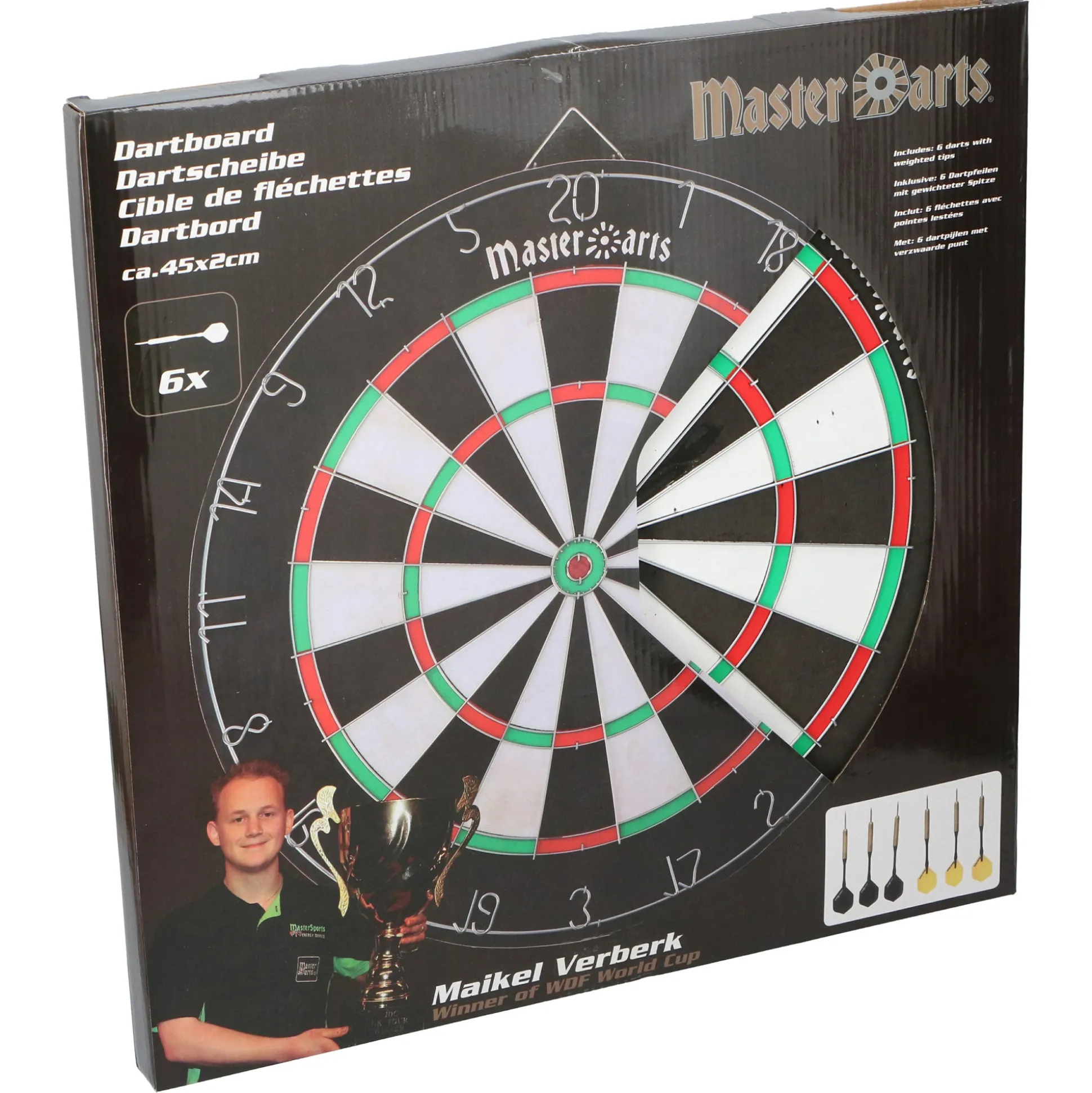 Dartboard 45cm 2.4kg Masterdarts