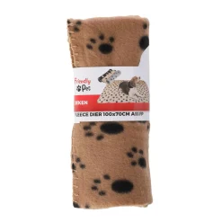 Deken fleece dier 100x70cm assorti
