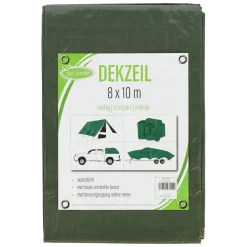 Dekzeil 8x10 m groen