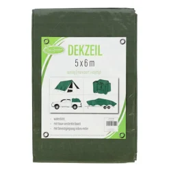 Dekzeil 5x6 m groen