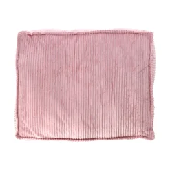 Dierenkussen stripe design 70x55x15cm oudroze