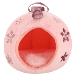 Dierenmand kerstbal roze 45cm