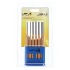 Doorslag set pro 6-delig Lotus