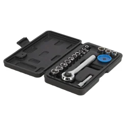 Dopsleutelset 17-delig 1/4" Westham