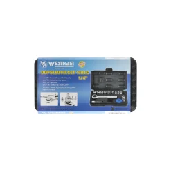 Dopsleutelset 17-delig 1/4" Westham