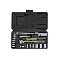 Dopsleutelset 21-delig 1/4" Westham