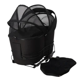 Fietsmand achter 42x48x29cm zwart