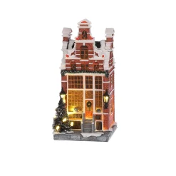 Grachthuis winkel 8x9x18cm