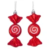 Hanger snoep Goody rood 11x4cm 2st
