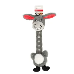 Hondenspeelgoed Necki ezel plush grijs 41x18,5x8,5cm