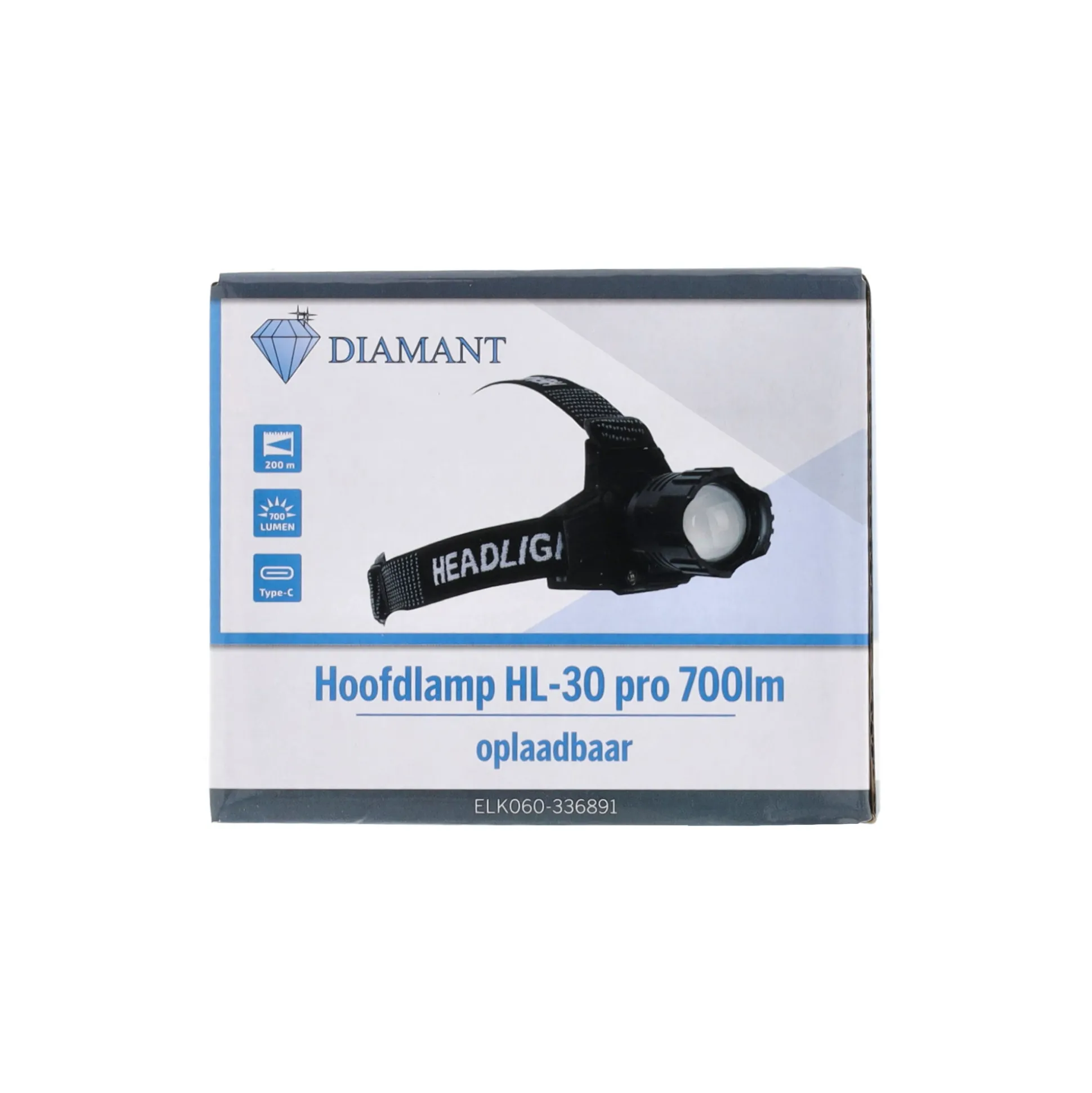Hoofdlamp pro 700lm oplaadbaar Diamant