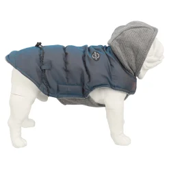 Jas hond Benji blauw/grijs 25cm