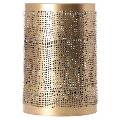 Kaarshouder Langonnet goud zwart 12 x 18 cm