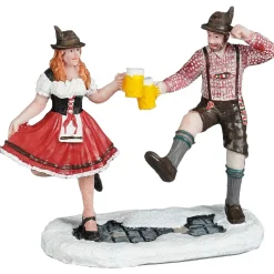 Kerstdorp Biergarten dans