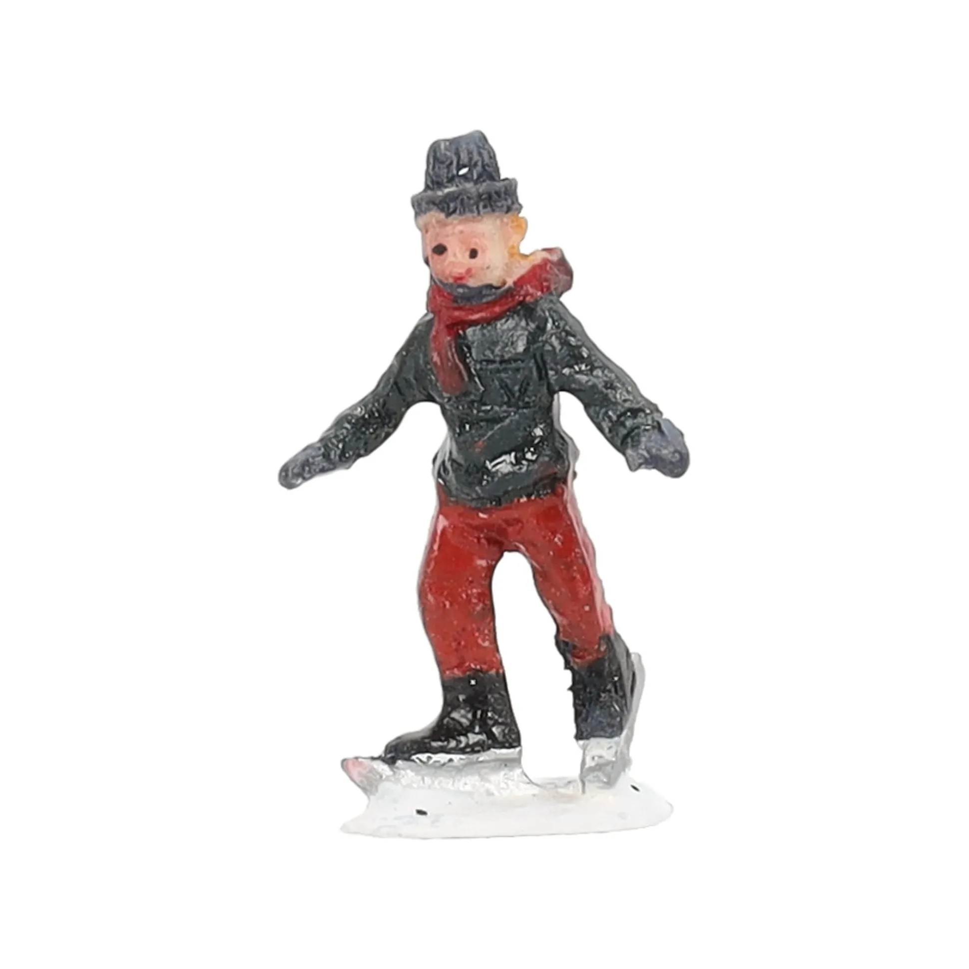 Kerstdorp schaatsers