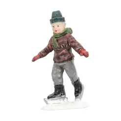 Kerstdorp schaatsers