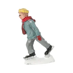 Kerstdorp schaatsers