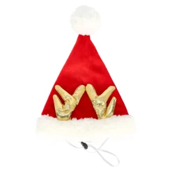 Kerstmuts met gewei hond